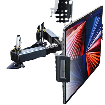 Universal Car Headrest Tablet Holder with Rotatable Design