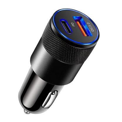 New PD+QC3.0 Car Charger with Type-C Fast Charging